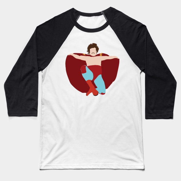 Nacho Libre Baseball T-Shirt by FutureSpaceDesigns